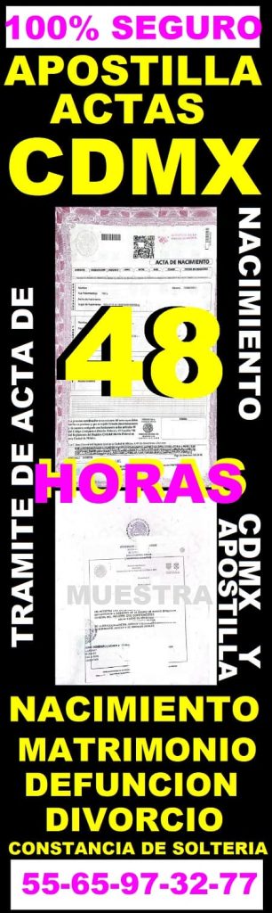 APOSTILLAR DOCUMENTOS CDMX